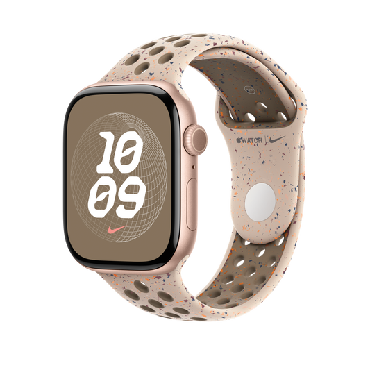 Apple Watch 46mm Nike Sportarmband, desert stone - S/M