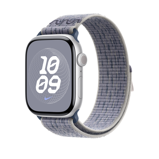 Apple Watch 46mm Nike Sport Loop, grau/blau
