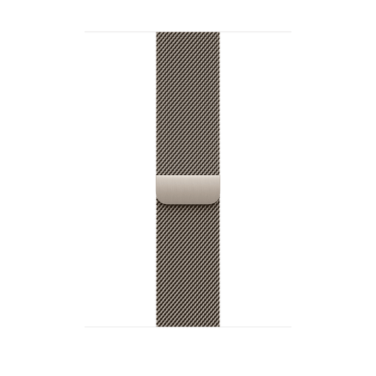 Apple Watch 46mm Milanese Bracelet, Natural - M/L