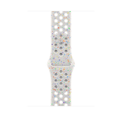 Apple Watch 46mm Nike Sportarmband, pure platinum - S/M