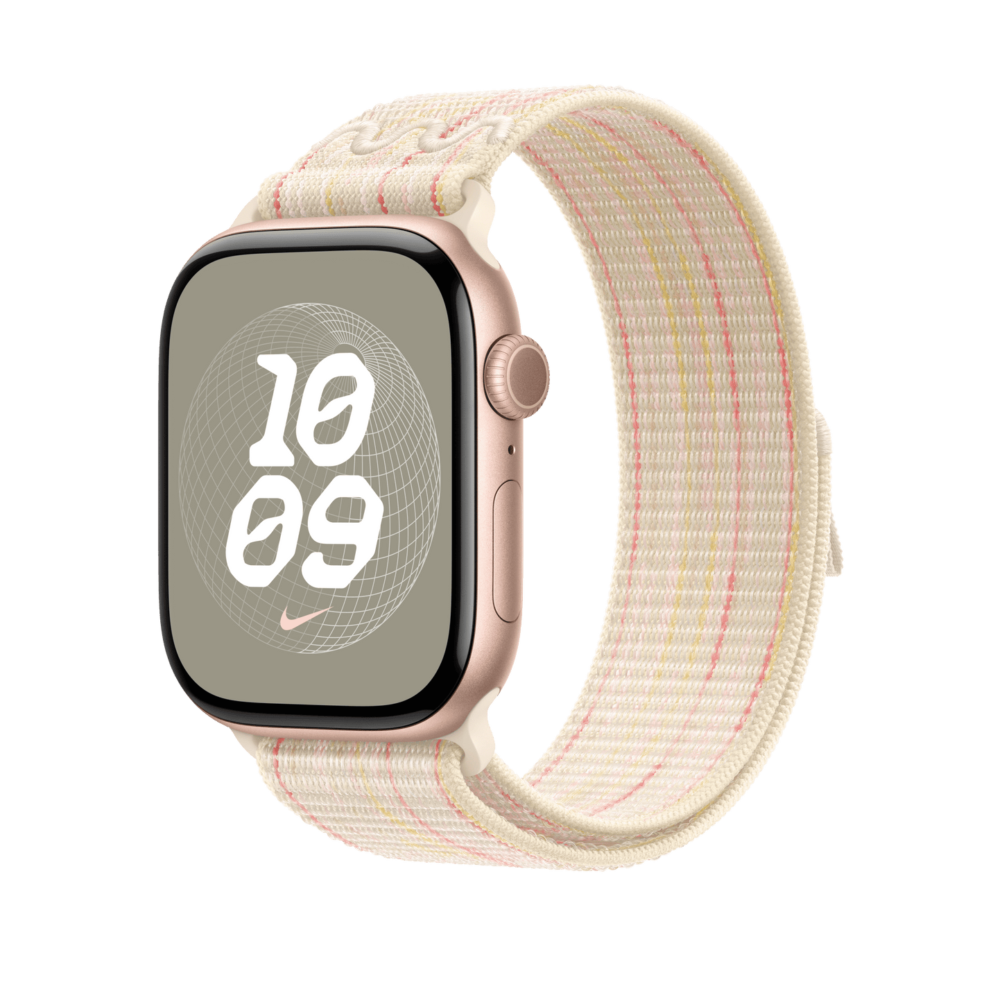 Apple Watch 46mm Nike Sport Loop, polarstern/pink