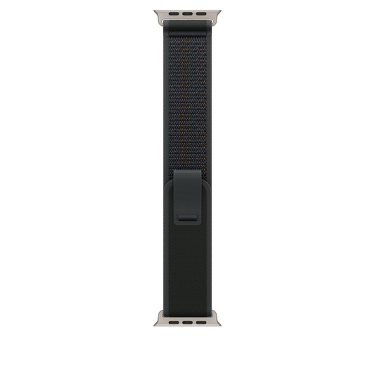 Apple Watch 49mm Trail-Loop, schwarz - S/M - Gehäusefarbe natur