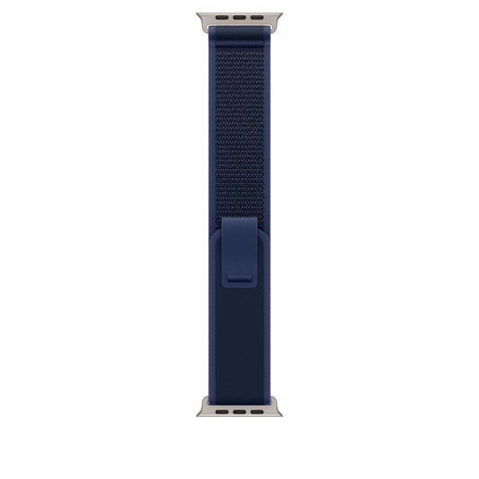 Apple Watch 49mm Trail-Loop, blau - M/L - Gehäusefarbe natur