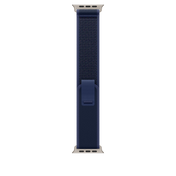 Apple Watch 49mm Trail-Loop, blau - S/M - Gehäusefarbe natur
