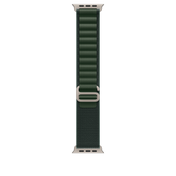 Apple Watch 49mm Alpin-Loop, dunkelgrün - medium - Gehäusefarbe natur