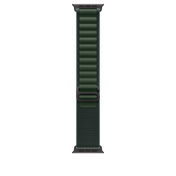 Apple Watch 49mm Alpin-Loop, dunkelgrün - small - Gehäusefarbe schwarz