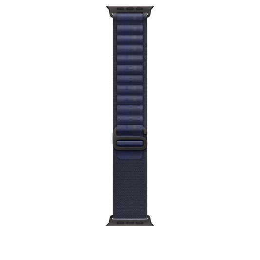 Apple Watch 49mm Alpin-Loop, marine - small - Gehäusefarbe schwarz