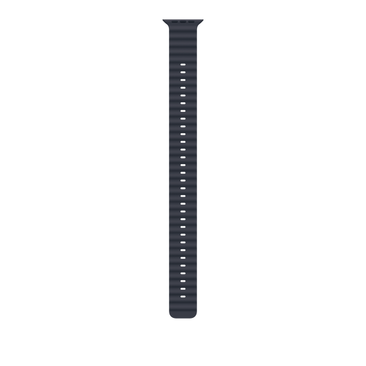 Apple Watch 49mm Verlängerung Ocean-Armband, blau - Gehäusefarbe schwarz