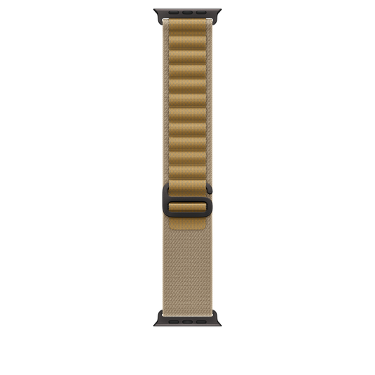 Apple Watch 49mm Alpin-Loop, mandel - large - Gehäusefarbe schwarz