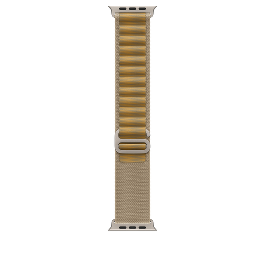 Apple Watch 49mm Alpin-Loop, mandel - medium - Gehäusefarbe natur