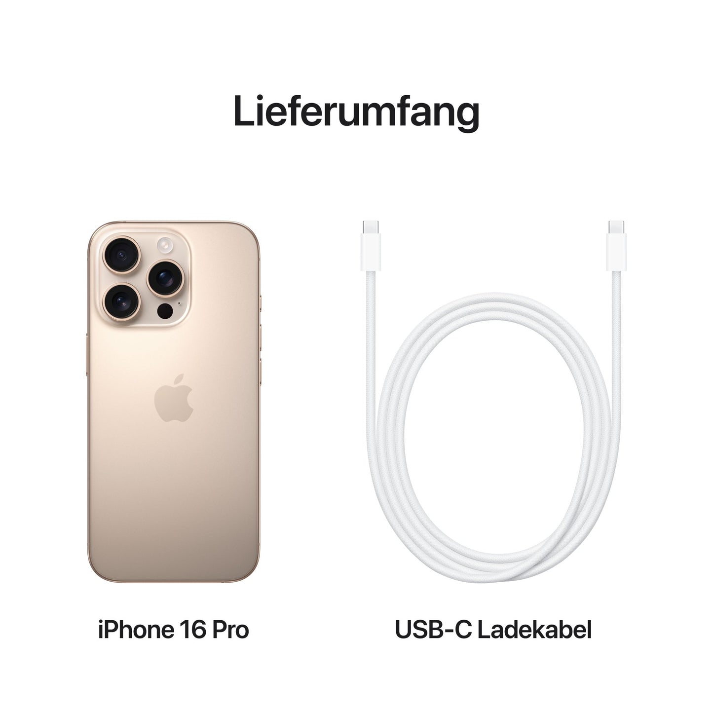 iPhone 16 Pro, 1TB, Titan Wüstensand