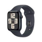 Apple Watch SE GPS, Aluminium mitternacht, 44mm mit Sportarmband, mitternacht - M/L