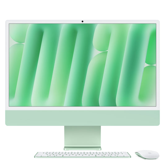 iMac 24 Zoll mit 4.5K Retina Display, M4 Chip 10-Core CPU und 10-Core GPU, 16GB, 256GB SSD, grün