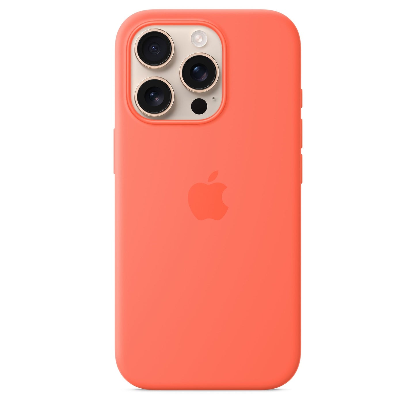 Apple iPhone 16 Pro Silikon Case mit MagSafe, mandarine