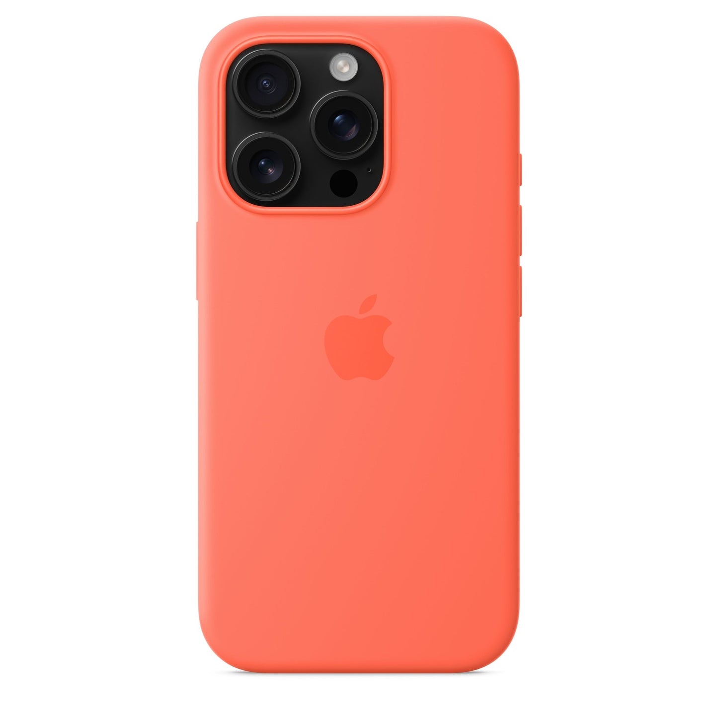 Apple iPhone 16 Pro Silikon Case mit MagSafe, mandarine