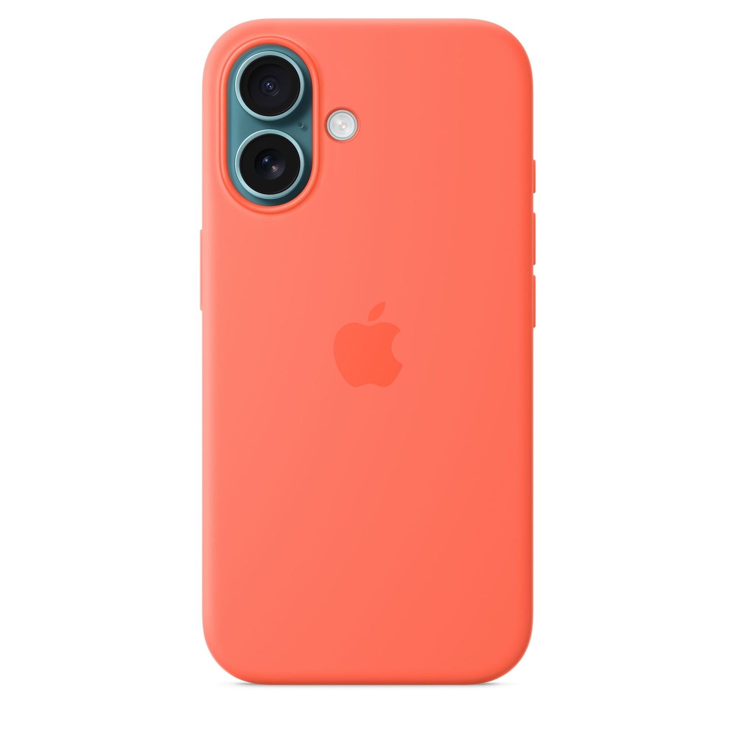 Apple iPhone 16 Silikon Case mit MagSafe, mandarine