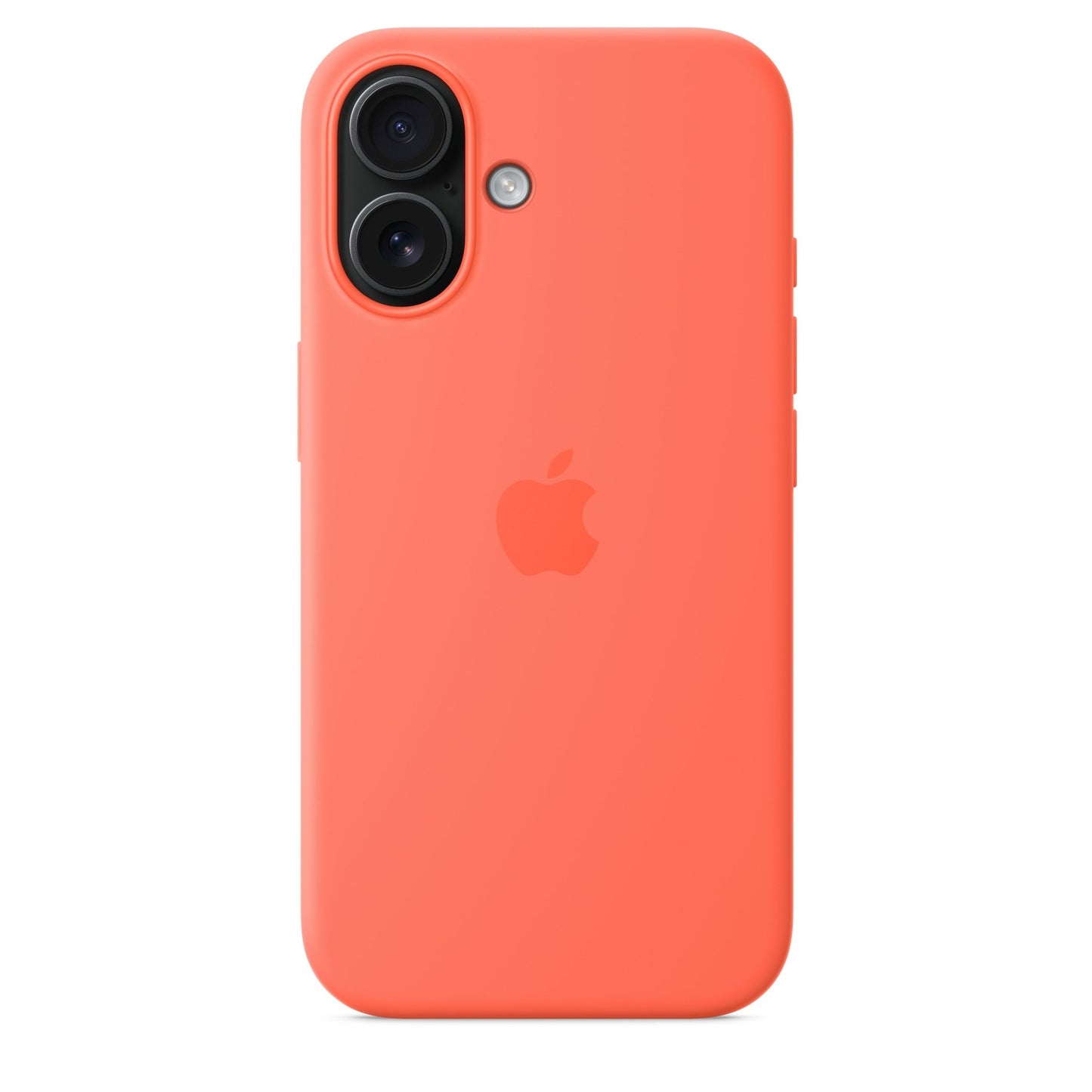 Apple iPhone 16 Silikon Case mit MagSafe, mandarine