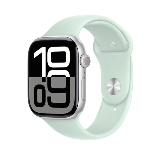 Apple Watch 46mm Sportarmband, aquamarin - S/M