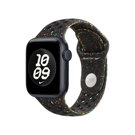 40mm Mitternachtsschwarz Nike Sportarmband - S/M - epos | Apple Premium Partner