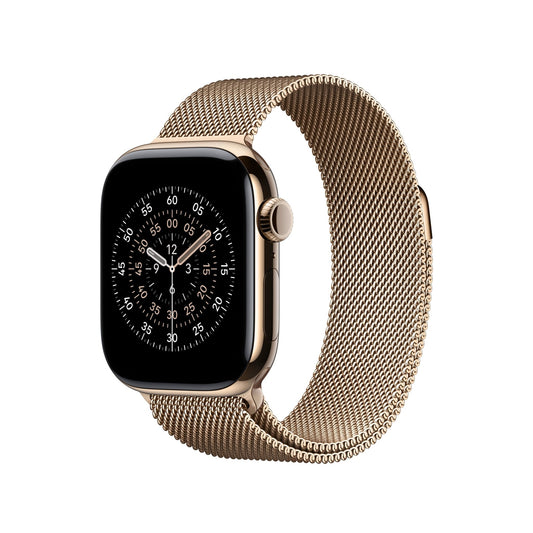 42mm Goldenes Milanaise Loop