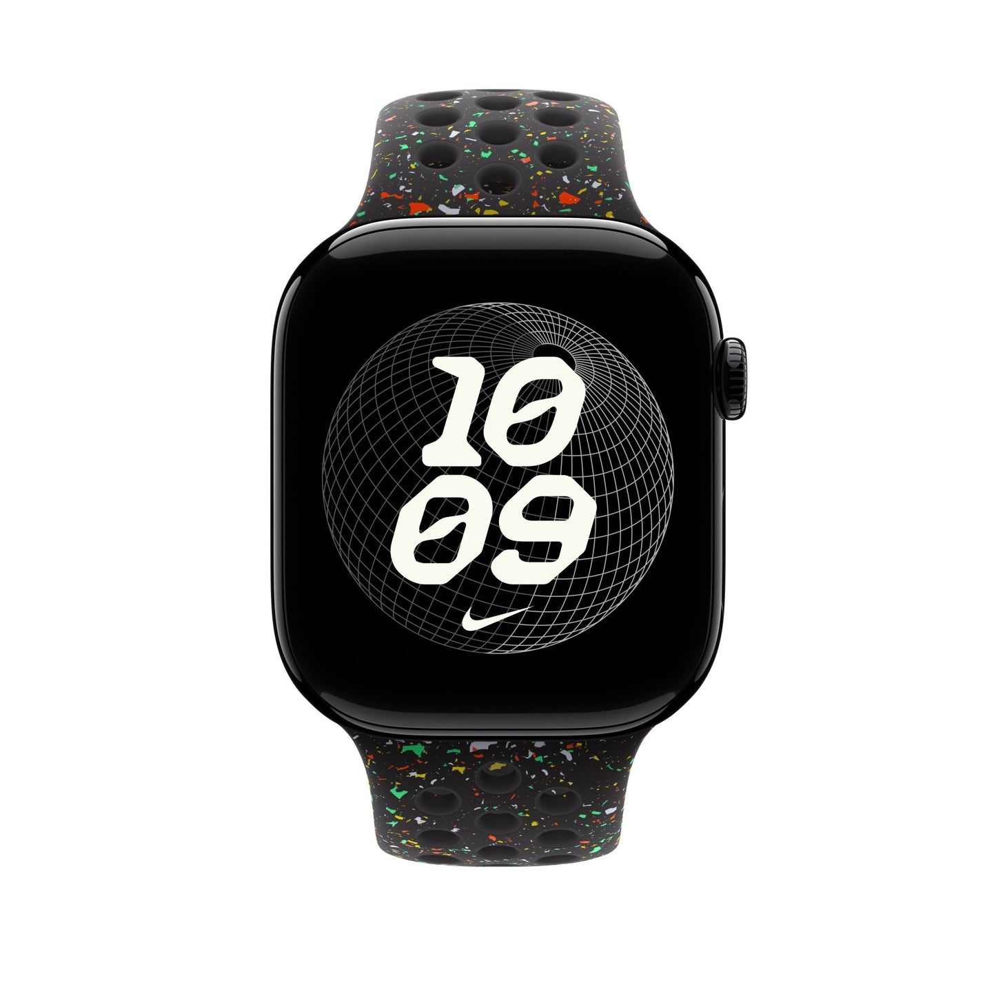 46mm Mitternachtsschwarz Nike Sportarmband - M/L