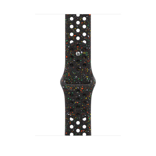 46mm Mitternachtsschwarz Nike Sportarmband - M/L - epos | Apple Premium Partner