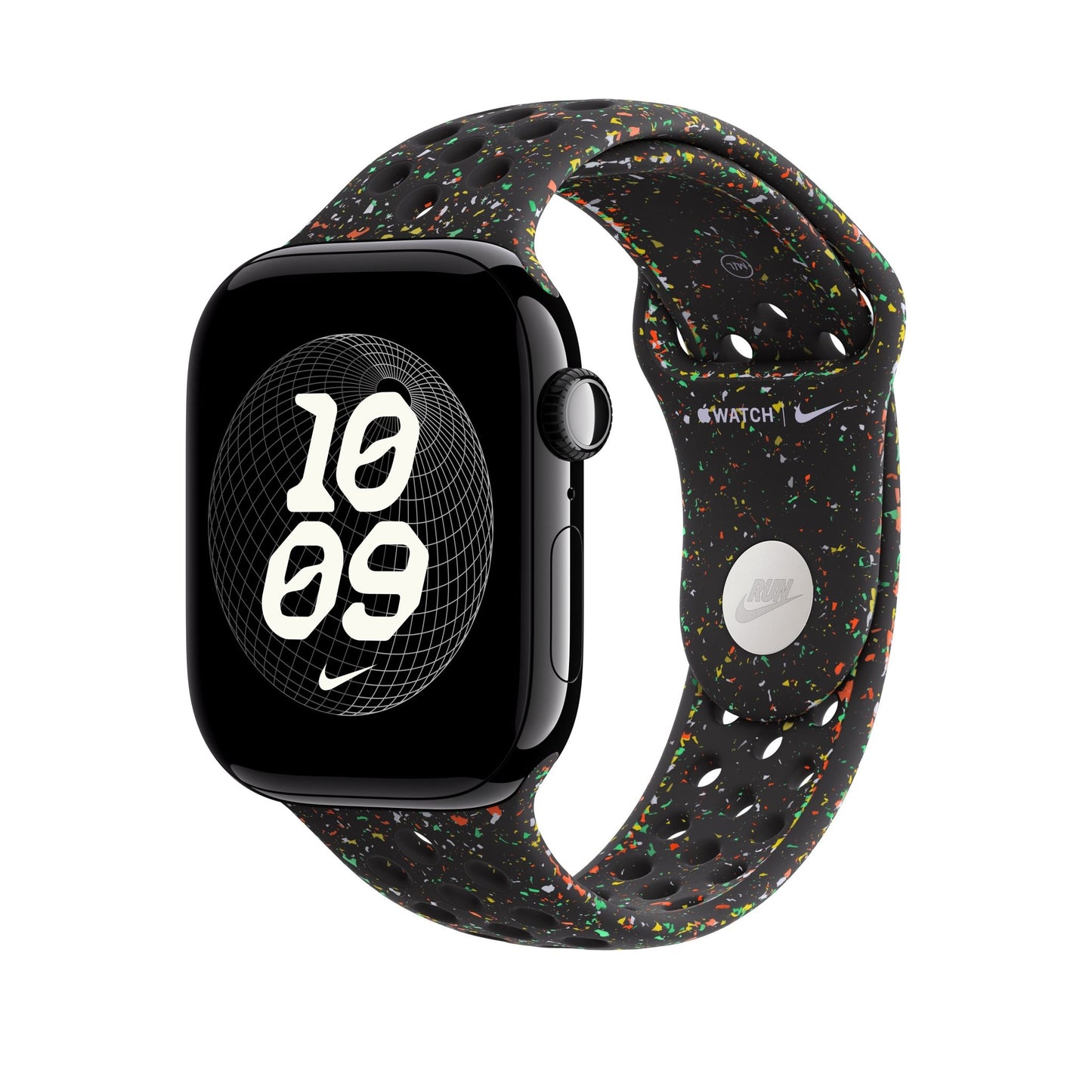 46mm Mitternachtsschwarz Nike Sportarmband - S/M