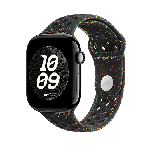 46mm Mitternachtsschwarz Nike Sportarmband - S/M - epos | Apple Premium Partner