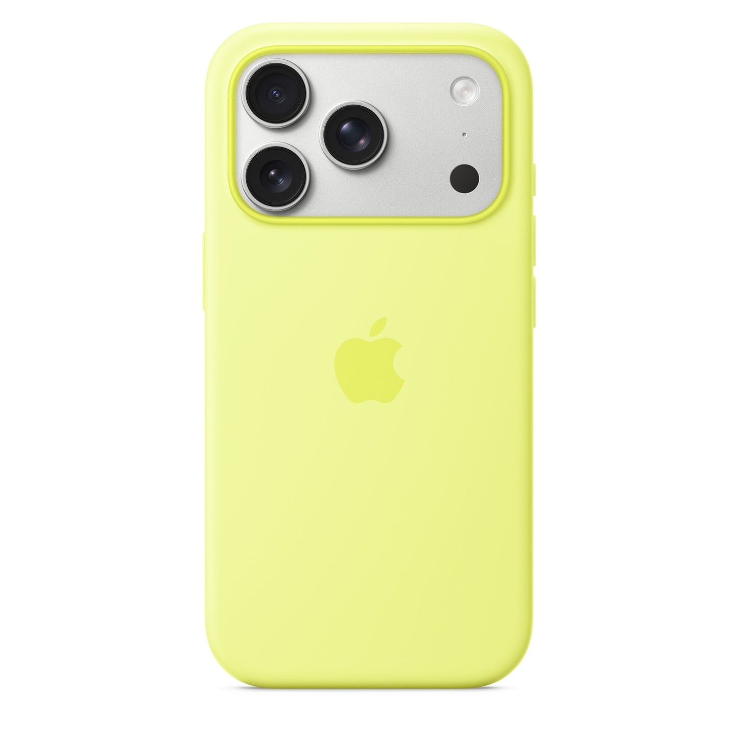 iPhone 17 Pro Silicone Case mit MagSafe – Neon Gelb