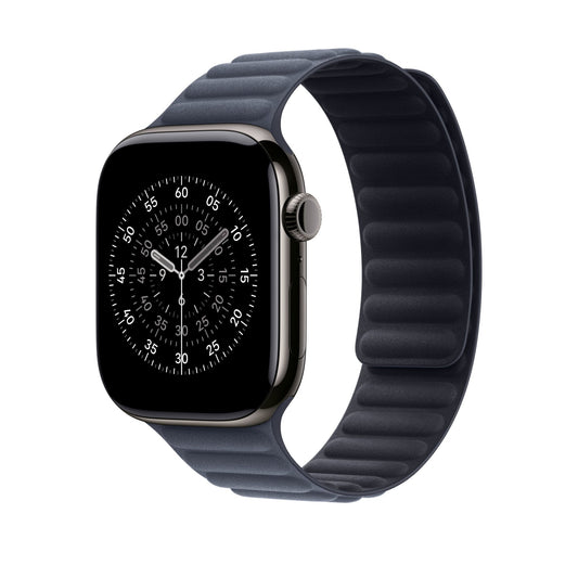 46mm Marineblau Magnetisches Gliederarmband - S/M