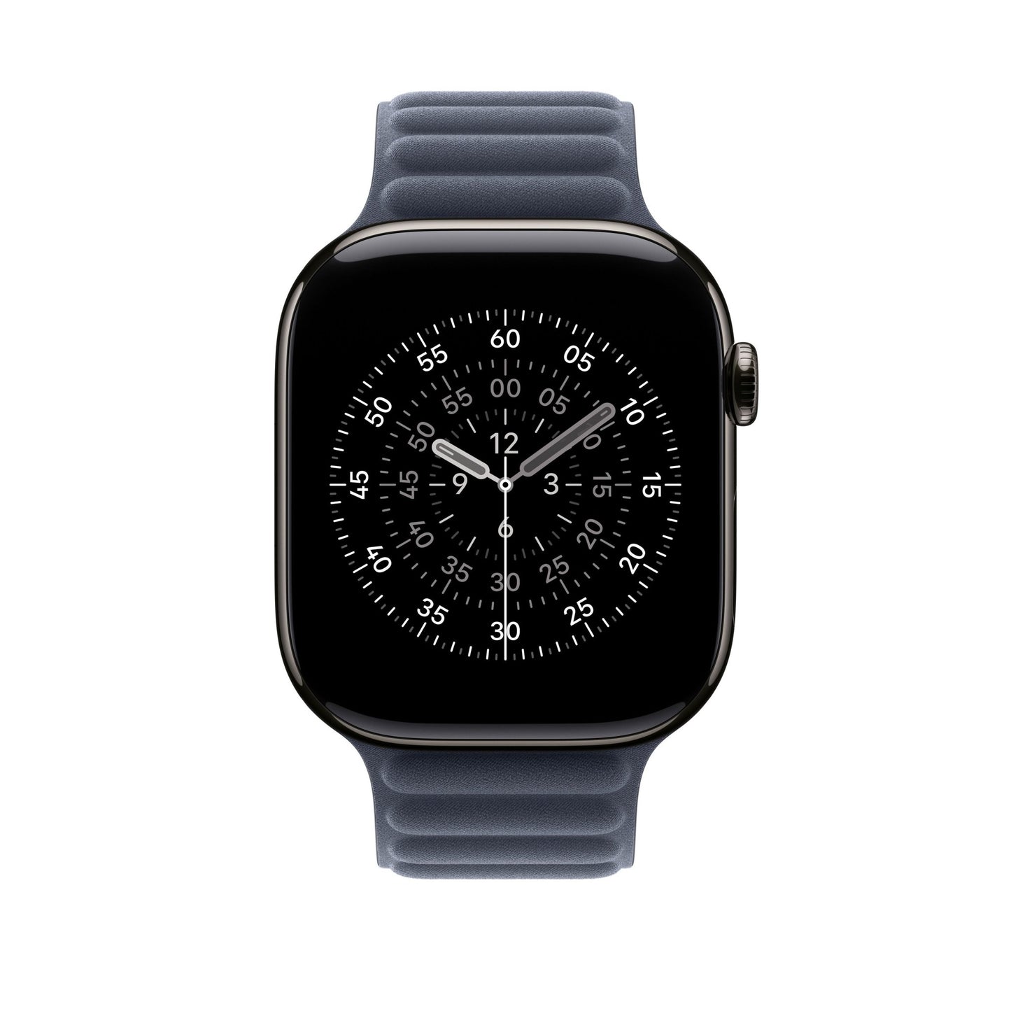 46mm Marineblau Magnetisches Gliederarmband - S/M