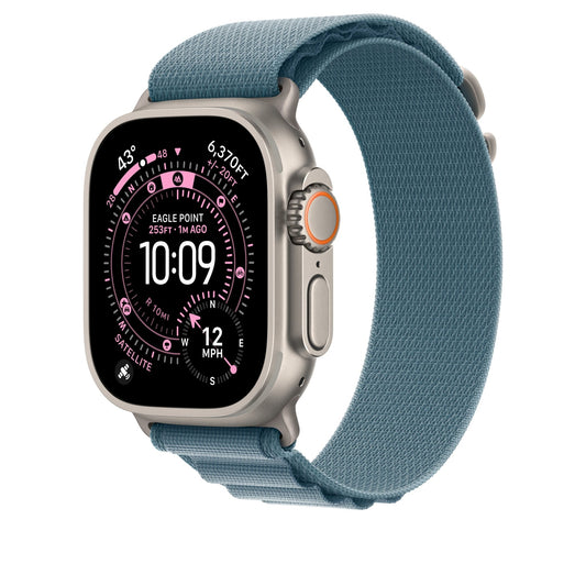 49mm Hellblau Alpine Loop - Large - Titan Natur