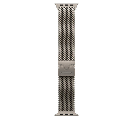 49mm Natürliches Titan Milanaise Loop - Small