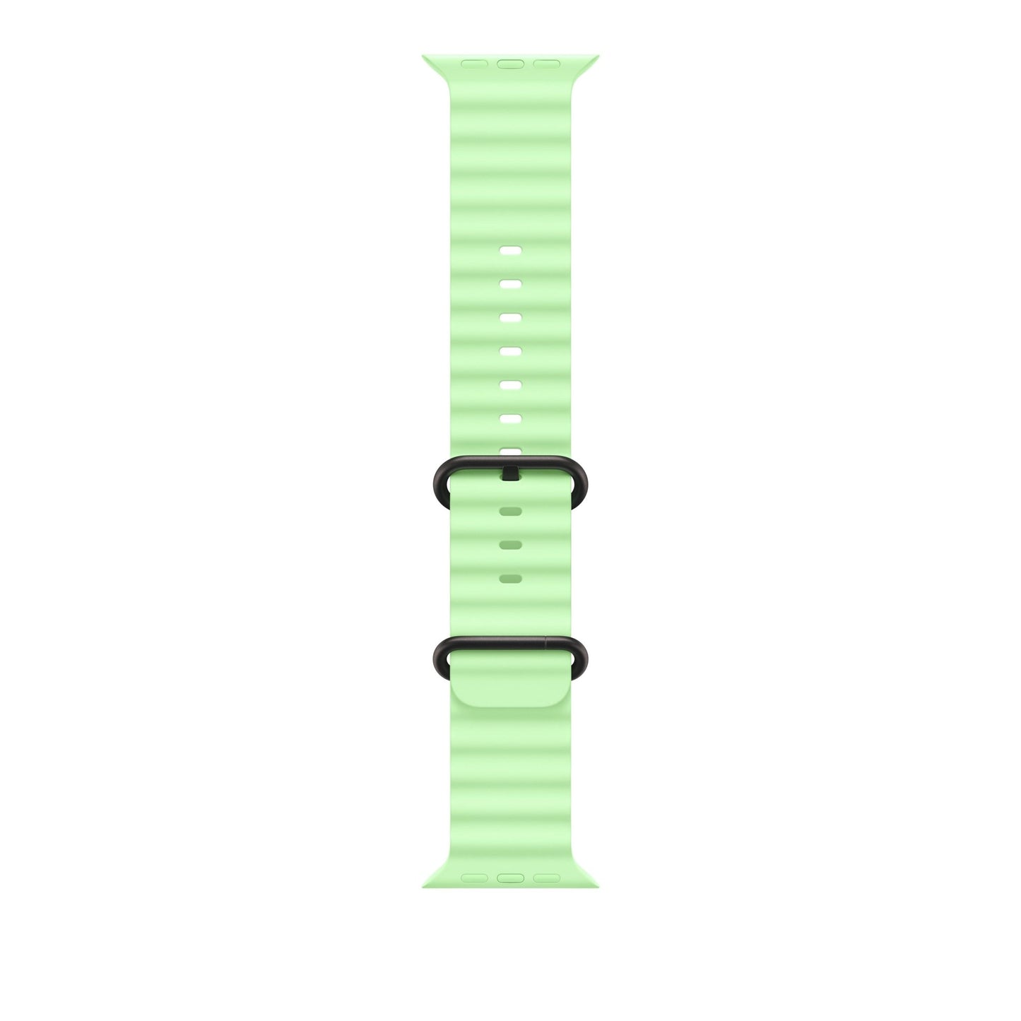 49mm Neon Grün Ocean Band - Titan Schwarz