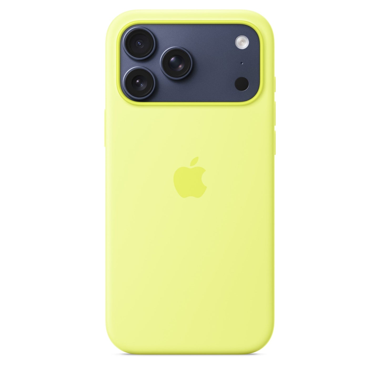 iPhone 17 Pro Max Silicone Case mit MagSafe – Neon Gelb