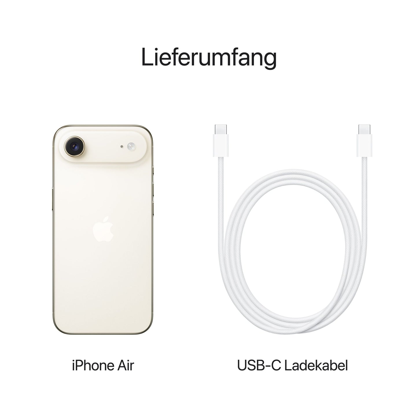 iPhone Air 512GB Lichtgold