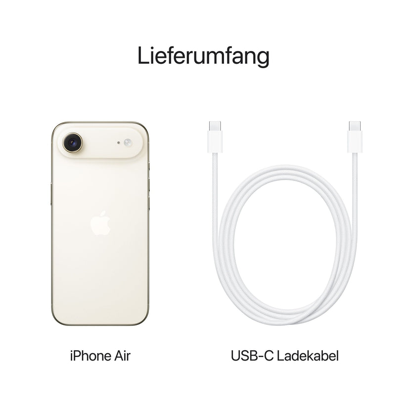 iPhone Air 512GB Lichtgold