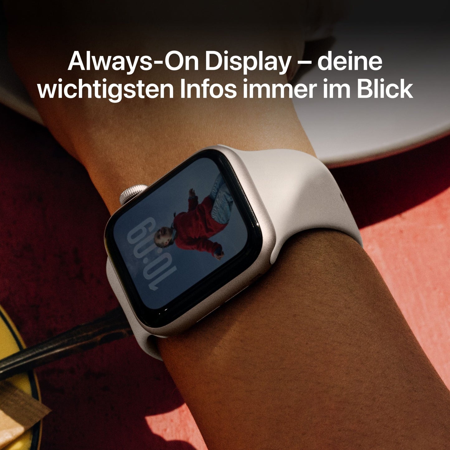 Apple Watch SE 3 GPS 40mm Mitternacht Aluminium Case mit Mitternacht Sportarmband - S/M