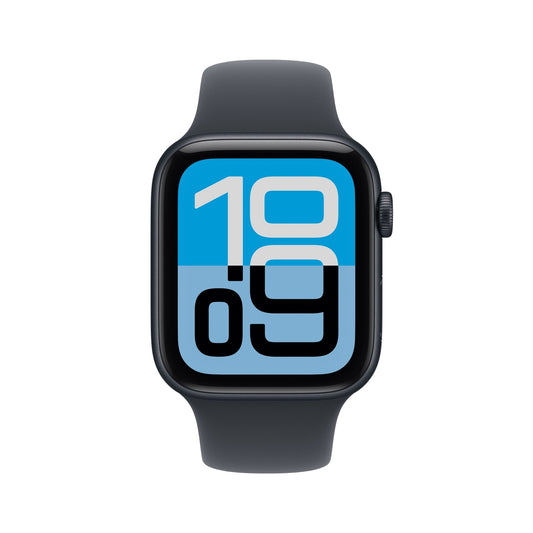 Apple Watch SE 3 GPS 44mm Mitternacht Aluminium Case mit Mitternacht Sportarmband - S/M