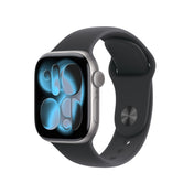 Apple Watch Series 11 GPS 42mm Space Grey Aluminium Case mit Schwarzem Sportarmband - S/M
