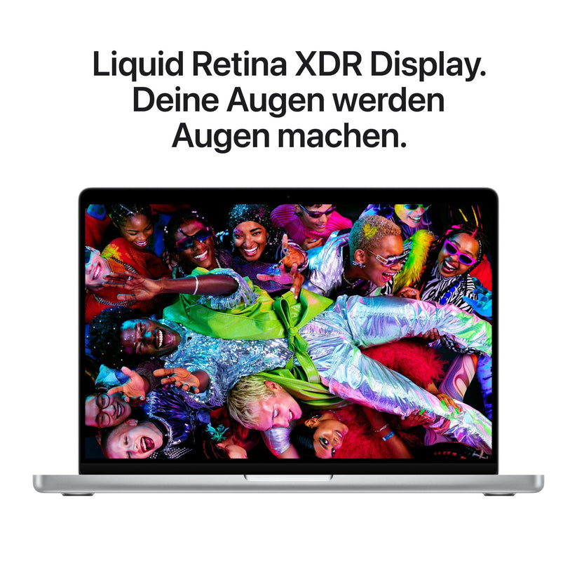 MacBook Pro 14 Zoll mit M5 chip, 10-core CPU und 10-core GPU, 32GB, 1TB SSD, Silber