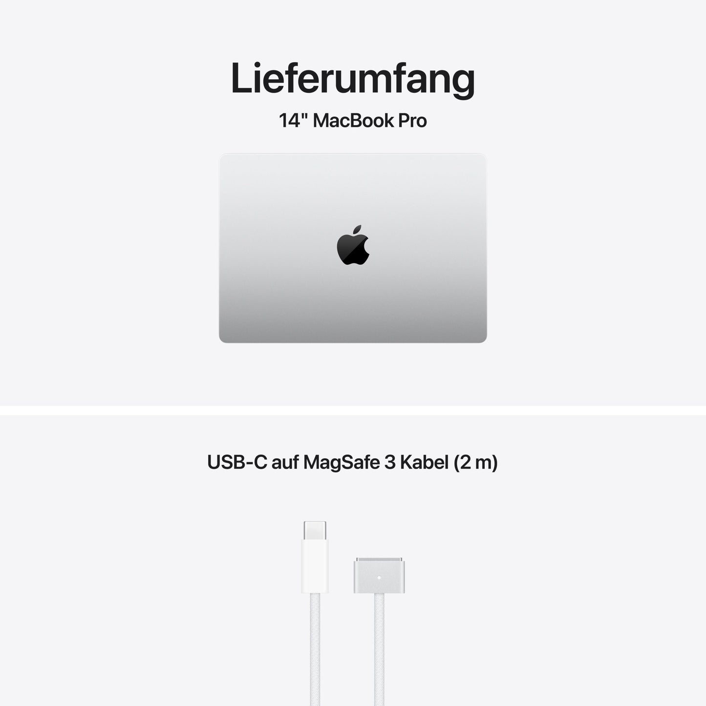 MacBook Pro 14 Zoll mit M5 chip, 10-core CPU und 10-core GPU, 32GB, 1TB SSD, Silber