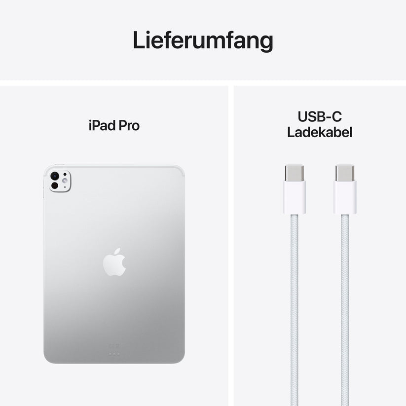 iPad Pro 11 Zoll Wi-Fi mit Nanotexturglas, 2TB, Silber