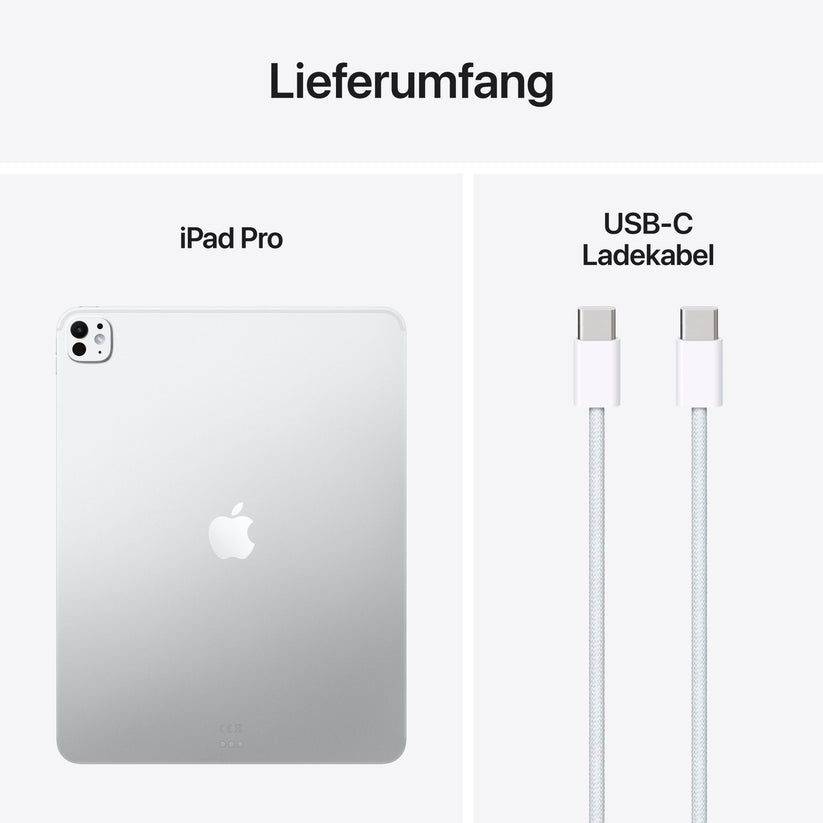 iPad Pro 13 Zoll Wi-Fi mit Nanotexturglas, 1TB, Silber
