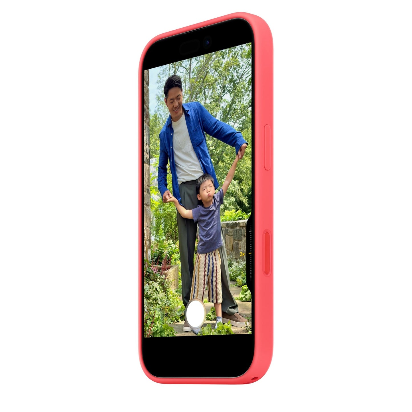 iPhone 17 Silicone Case mit MagSafe – Helle Guave