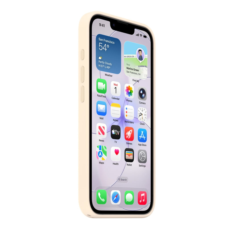 iPhone 17e/16e Silicone Case mit MagSafe – Vanille
