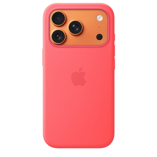 iPhone 17 Pro Silicone Case mit MagSafe – Helle Guave