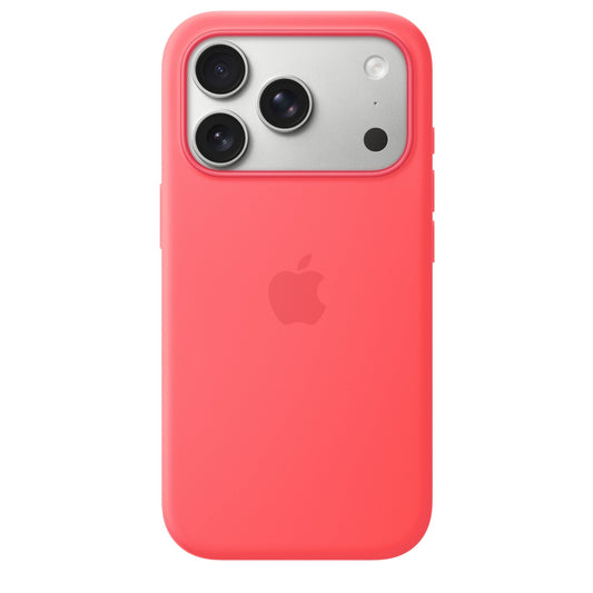 iPhone 17 Pro Silicone Case mit MagSafe – Helle Guave