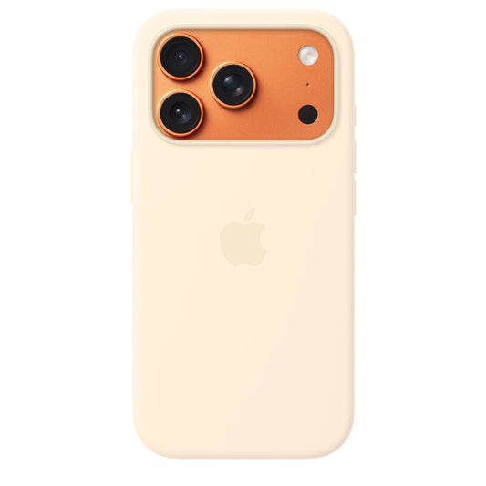 iPhone 17 Pro Silicone Case mit MagSafe – Vanille