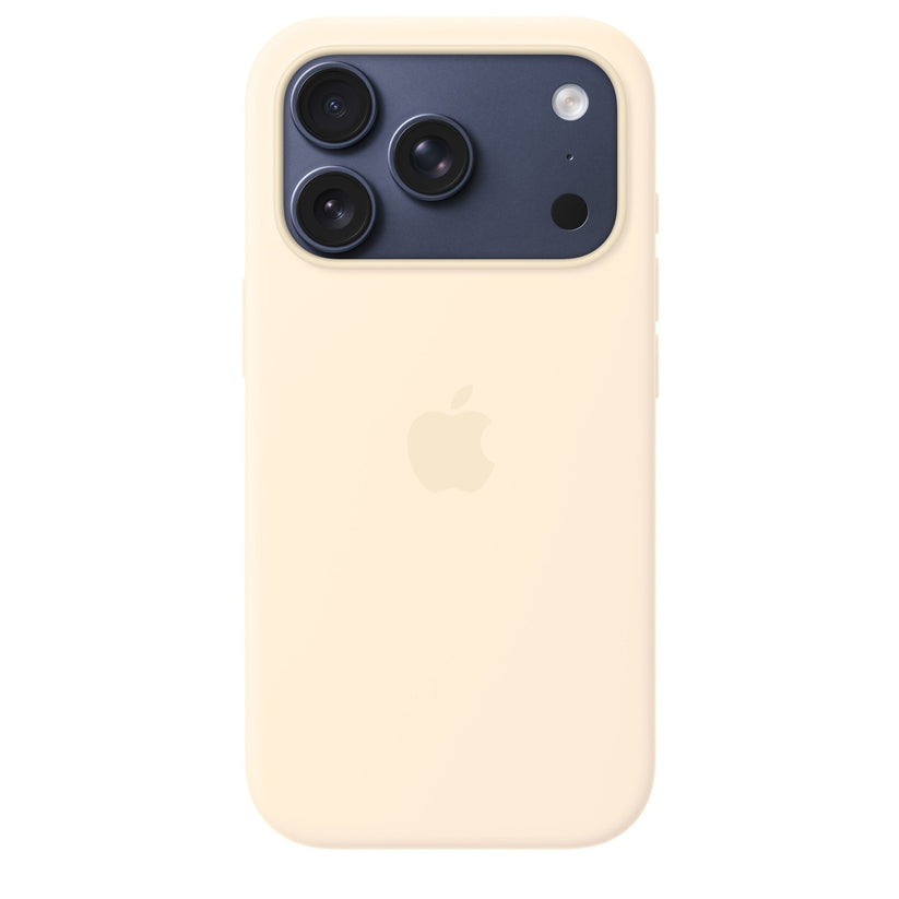 iPhone 17 Pro Silicone Case mit MagSafe – Vanille